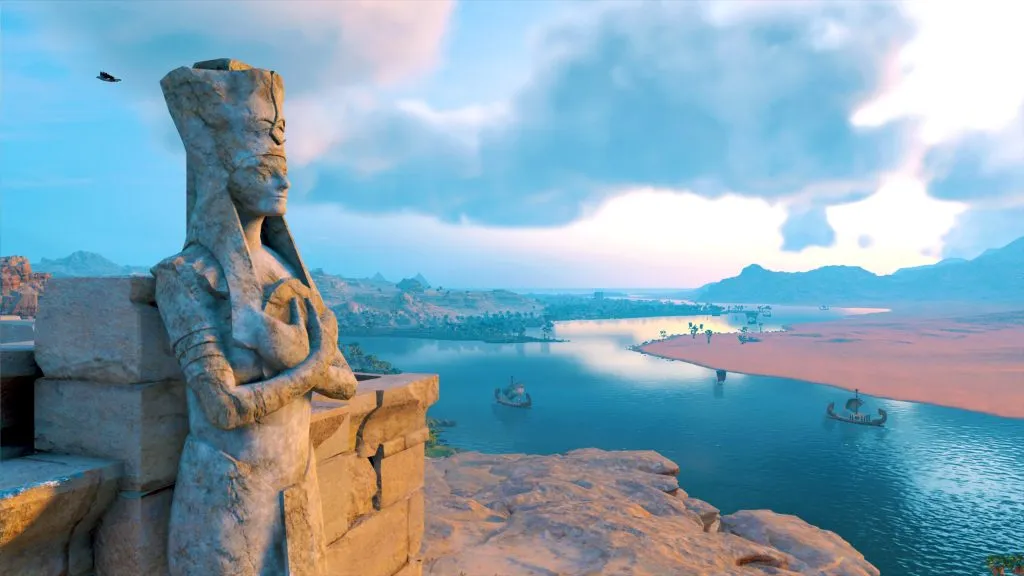 nile river statue